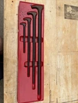Snap Tools Pc Rolling Head Pry Bar Set - 12" 16" 20" Long PAK432330. Fixed Price $350.00.