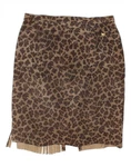 Vintage Womens Pencil Skirt W29 Medium Brown Animal Print PL14. Fixed Price $7.81.
