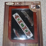 Sheffield 3PC Gift SET#0314841-UTILITY Knife, Level, & Pocket AO4070660. Fixed Price $39.95.