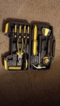 Olympia Household Set Hard Case Screwdriver Pliers Yellow Black. Fixed Price $119.00.