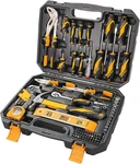 Tool Set Household Kit, Hammer, Screwdrivers, Drill Bits, Socket Wrench, He. Fixed Price $81.99.
