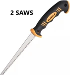 Gunpla 2- Pcs 6" Drywall Saw Sharp Pro Jab Ergonomic Soft Grip Handle. Fixed Price $15.99.