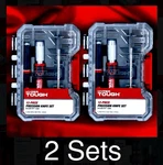 Sets: Hyper Tough 12PC Precision Knife Tool + Click Fit Storage Case New. Fixed Price $19.99.
