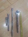 Companion 1/2 Drive Ratchet & Extension Bar Set 4 Piece Chrome Tools. Fixed Price $25.00.