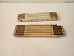 Lufkin NO.066 72" & Pec NO.672OX Wood Folding Rulers. Fixed Price $25.99.