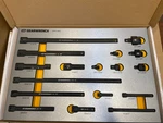 Gearwrench 17 Piece 1/4", 3/8", 1/2" Impact Drive Tool Accessories Set, 86524. Fixed Price $149.99.