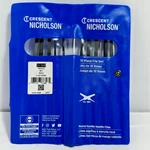 12-PIECE Crescent Nicholson 37398 Set Round Handle Needle 5-1/2". Fixed Price $169.95.