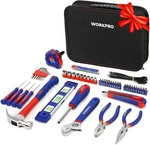 Workpro Home Tool 100 Piece Kitchen Drawer Household Easy Carrying Pouch. Fixed Price $35.99.