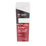In. X 1-1/4 18-GAUGE Adhesive Collated 304 Stainless Steel L-style Narro. Fixed Price $25.97.