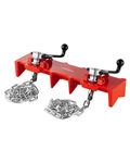 Vevor Pipe Welding Vise 1/2" To 8" Clamp With Dual Chains & Handles. Fixed Price $65.99.