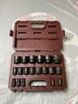 Matco Tools Adv SCP196V 19PC 1/2 Drive Impact Deep Socket Set Black Standard. Fixed Price $210.97.