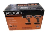 New!! Ridgid 18V Kit With Drill/driver, Impact 2 Batteries & Charger. Fixed Price $109.00.