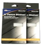 2 Count Homeright Deck Pro 5 Inch Fence Stainer Replacement Pad Fast & Easy. Fixed Price $24.99.