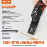 Vevor 50PCS Oscillating Saw Blades, Universal Quick Release. Fixed Price $37.95.
