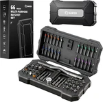 66-IN-1 Magnetic Screwdriver Set With Ratcheting Handle For Home Diy Project. Fixed Price $73.99.