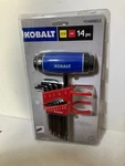 Kobalt 14 Piece Sae Hex Key Wrench Bit Set #0498853 Tool Kit Mechanic. Fixed Price $12.00.
