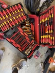 Wiha 32800 Piece Master Electrician's Insulated Tools Rolling Hard Case. Fixed Price $1409.50.