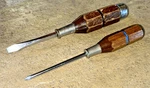 Proto 9702 & 9782 Screwdrivers Wood Handle Los Angeles Usa Slotted Phillips. Fixed Price $30.00.