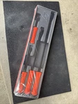For Snap Tools Usa Orange 12" 18" 24" Long Striking Prybar Set SPBS704AO. Fixed Price $249.99.