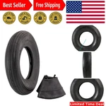 Replacement Air-filled Tire & Inner Tube Set 4.80/4.00-8" For Garden Carts. Fixed Price $32.99.