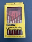 Stanley Tools 6PC Precision Screwdriver Set 66-039 Electric / Small Repair. Fixed Price $11.00.