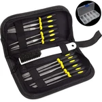 Advcer Wood Rasp Kit - 12 Assorted Small Metal Needle Files Set Yellow. Fixed Price $28.13.