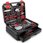 Kingtool 325 Piece Home Repair Kit, 16.1 X 12.2 6.2 Inches, Red, Black. Fixed Price $144.45.