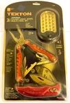 Piece Pocket Light, Knife, And Multi-tool Set Tekton 1836 Shelf Worn Package. Fixed Price $27.95.