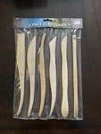 Art Advantage 6 Piece Wooden Clay Tool Set New For Ceramic & Modeling. Fixed Price $13.95.