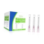 18 Gauge Inch Needles With Caps, Individually Wrapped, Disposable 1". Fixed Price $16.50.