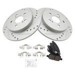 Trq BKA18558 Brake Kit For Toyota Corolla 2009-2016 Rear 19184919. Fixed Price $99.75.