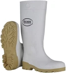 Boss Unisex Pvc Plain Boots White 12 Us Waterproof Pair 16 In.. Fixed Price $32.95.