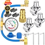 Mudder R134A Refrigerant Recharge Kit BPV31 Bullet Piercing Valve, Hose White. Fixed Price $41.98.