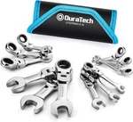 Duratech Stubby Flex-head Ratcheting Combination Wrench Set, Metric, 12-PIECE, 8. Fixed Price $108.48.