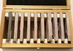 Hhip 10 Pair 1/8 3" Precision Parallel Set Hardened Steel In Wood Case. Fixed Price $24.99.
