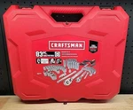 Craftsman Mechanics Tool Set, Sae Metric, 1/4" & 3/8" 83-PIECE (CMMT12021). Fixed Price $105.30.
