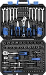 118 Piece Tool Kit Professional Auto Repair Set Combination Package Soc. Fixed Price $177.99.