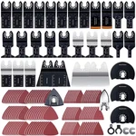 Mywish Oscillating Multi Tool Universal Fit Bi Metal Blade Kit 158 Piece Sf. Fixed Price $62.49.