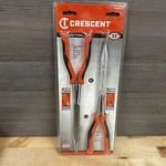 Crescent Pc. Straight And Bent Long Nose Dual Material Plier Set PSX204C-06. Fixed Price $39.95.
