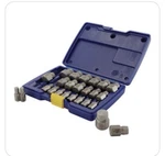 25 Pc 1/8"-7/8" Hcs Irwin Hanson Hex Head Multi-spline Extractor Set 53227. Fixed Price $139.99.