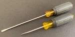 (2) Stanley Usa 66-097 6IN. & 66-096 3IN. 3/16 Cushion Grip Cabinet Screwdrivers. Fixed Price $18.25.