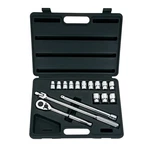 Stanley 85-956 16PC 1/2IN Drive 6-POINT Metric Socket Set W Case. Fixed Price $72.95.