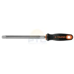 Truper LTP-8T Heavy Triangle File 8", 32 Tpi With Double Injection Handle. Fixed Price $5.30.