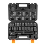 Vevor Impact Sockets Set 23PCS 6-POINT 1/2IN Drive Bit Ratchet Tool Kit Case. Fixed Price $32.99.