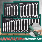 Ultra Thin Wrench Set 6-27MM Dual Head Open End Box Spanner Car Repair Tool. Fixed Price $55.12.