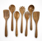 Wooden Cooking Utensils Set Non Toxic Eco Friendly Kitchen Tools Spoon Spatula. Fixed Price $26.95.