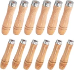 12PCS Wood File Handles, 6PCS Large For 10"-12" Medium. Fixed Price $13.87.