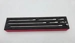 Snap-on FM108EX01B 8PC 1/4" Drive Extension Set W/ Custom Foam Tray Organizer. Fixed Price $229.99.