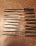 Precision Needle File Set 10PC Jewelers Metal Glass Wood Tool Us Fast Shipping!. Fixed Price $13.88.