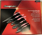 New Snap-on 6-PC Pink Heavy Duty Pliers Set PL600ES1RKP. Fixed Price $350.00.